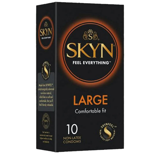 Skyn Large Non-Latex Condoms 10 pack