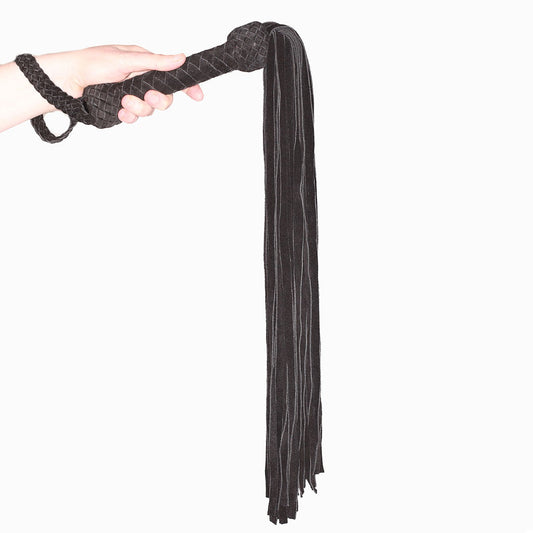 Weighted Leather Suede Flogger