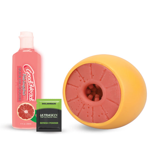 Grapefruit Stroker Blowjob Set