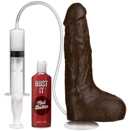 Bust It! Realistic Squirting Cock With Removable Vac-U-Lock Suction Cup