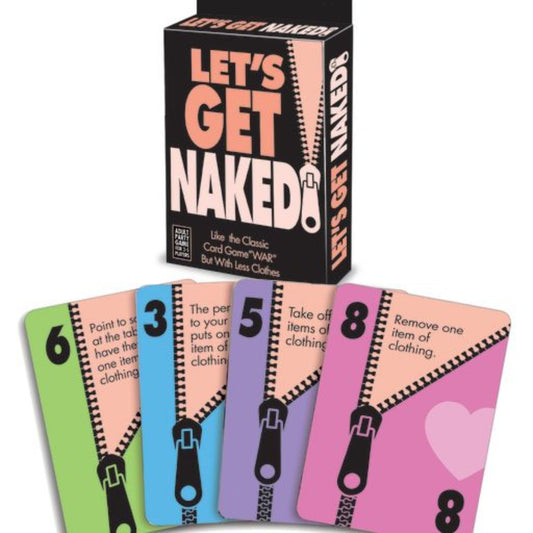 Let's Get Naked Party Card Game